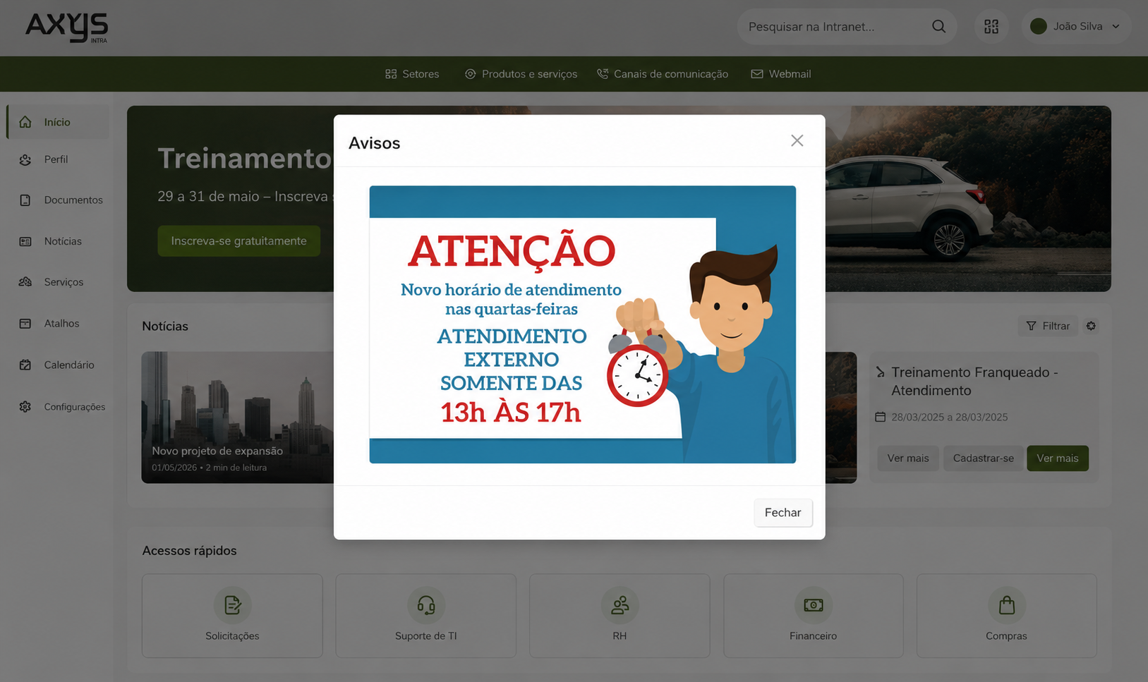 Modal de Avisos na Intranet.png